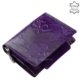 Portofel de damă cu model unic GIULTIERI violet SSH11259