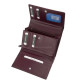 Dámska peňaženka LA SCALA Luxusná pravá koža LAS57006 fialová