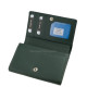 Women's wallet LA SCALA Luxury genuine leather LAS57006 green