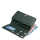 Women's wallet LA SCALA Luxury genuine leather LAS57006 green
