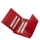Portefeuille femme LA SCALA cuir de qualité DCO10090 rouge