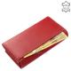 Women's wallet LA SCALA genuine leather DCO037 red