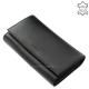 Women's wallet LA SCALA genuine leather DCO064 black