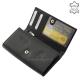 Women's wallet LA SCALA made of genuine leather DCO100 black