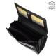 Women's wallet LA SCALA genuine leather DCO34 black