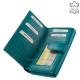 Women's wallet LA SCALA made of genuine leather DCO35 turquoise
