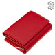 Portefeuille femme LA SCALA cuir véritable DCO82221 rouge
