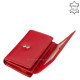 Portefeuille femme LA SCALA cuir véritable DCO82221 rouge