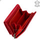 Women's wallet LA SCALA genuine leather DCO82221 red