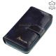 Women's wallet made of patent leather Alessandro Paoli blue 52-17