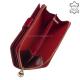 Porte-monnaie femme en cuir verni Alessandro Paoli rouge 43-17