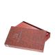 Portefeuille femme avec motif imprimé NY-14 rouge