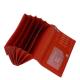 Portefeuille femme avec motif imprimé NY-5 rouge