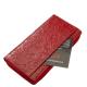 Női pénztárca nyomott mintával NYU-1 piros