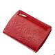 Women's wallet with printed pattern NYU-2 red