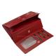 Damenbrieftasche mit bedrucktem Muster NYU-5 rot