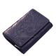 Women's wallet with printed pattern NYU-6 blue