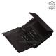 Women's wallet in soft leather LA SCALA black ADN10090
