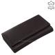 Women's wallet in soft leather LA SCALA black ADN155