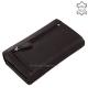 Women's wallet in soft leather LA SCALA black ADN57006