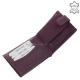 Portefeuille femme en cuir véritable Corvo Bianco MCB09 / T violet