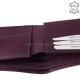 Portefeuille femme en cuir véritable Corvo Bianco MCB09 / T violet