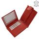 Női pénztárca valódi bőrből Corvo Bianco MCB1027/T piros