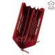 Kvinders pung lavet af ægte læder Giultieri TRI01 rød