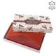 Women's wallet made of genuine leather Giultieri TRI01 red