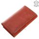 Women's wallet made of genuine leather Giultieri TRI02 red