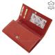 Women's wallet made of genuine leather Giultieri TRI02 red