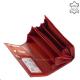 Damesportemonnee van echt leer Giultieri TRI108 rood