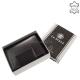 Dámska peňaženka z pravej kože La Scala ABA03 čierna