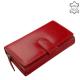 Dámska peňaženka z pravej kože La Scala ABA04 červená