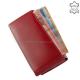 Women's wallet made of genuine leather La Scala ABA05 red