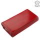 Women's wallet made of genuine leather La Scala ABA100 red