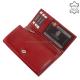 Dámská peněženka z pravé kůže La Scala ABA100 červená