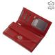 Dámska peňaženka z pravej kože La Scala ANG438 červená