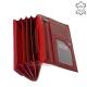 Дамски портфейл от естествена кожа La Scala ANG438 червен