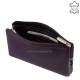 Women's genuine leather wallet La Scala DCO02 purple