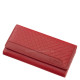 Női pénztárca valódi bőrből La Scala DGN155 piros