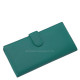 Women's wallet made of genuine leather La Scala DGN155 turquoise