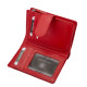 Dámská peněženka z pravé kůže La Scala DGN192 červená