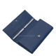 Damenbrieftasche aus echtem Leder La Scala DGN31 blau