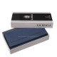 Dámská peněženka z pravé kůže La Scala DGN72037 modrá