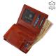 Dámska peňaženka z pravej kože La Scala POP11259 červená