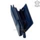 Portafoglio donna in vera pelle La Scala POP11259 blu navy