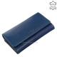 Dámská peněženka z pravé kůže La Scala POP155 tmavě modrá