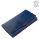 Dámská peněženka z pravé kůže La Scala POP155 tmavě modrá