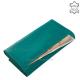 Women's genuine leather wallet La Scala POP31 turquoise